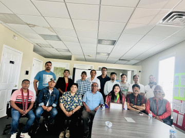 नन्दा अमेरिकामा सम्मानित